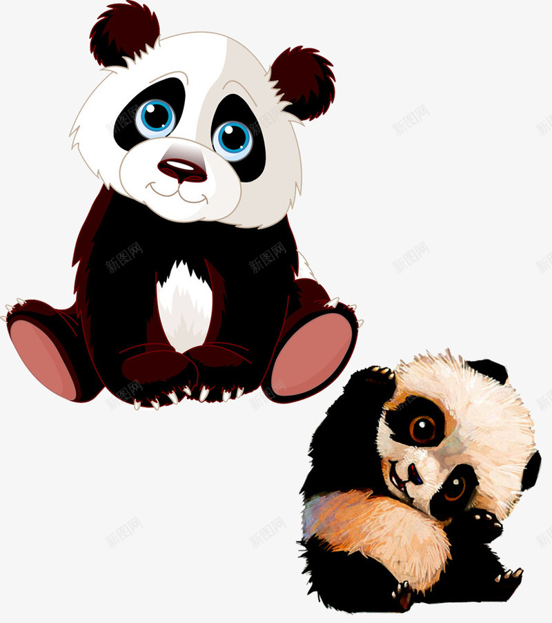 国宝熊猫png免抠素材_88icon https://88icon.com 一级保护动物 可爱 熊猫 珍稀物种