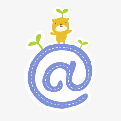 卡通小熊矢量图素材