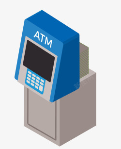 ATM取款机素材