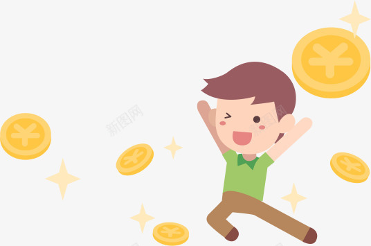 h5卡通男孩钱币png免抠素材_88icon https://88icon.com h5素材卡通男孩钱币 商业 圆形 金币 金融