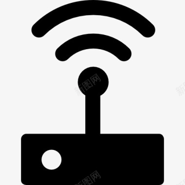 WiFi信号现代图标图标