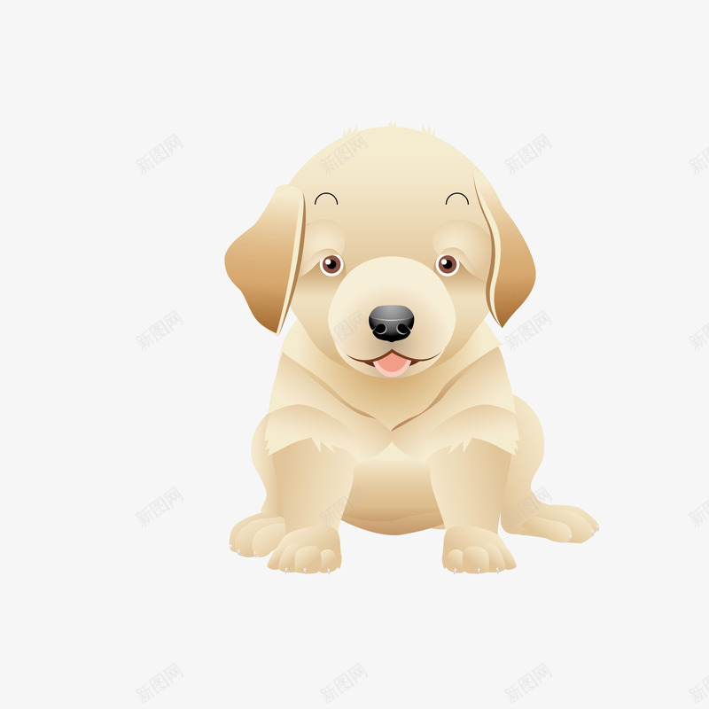 可爱的小奶狗png免抠素材_88icon https://88icon.com png图形 动物 卡通 宠物 小狗 装饰