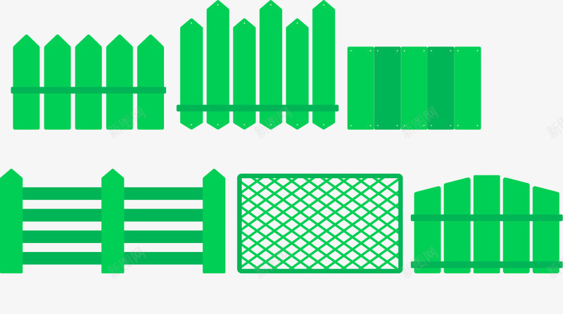绿色的防护墙png免抠素材_88icon https://88icon.com 围栏 大门 栏杆 篱笆 铁丝网 防护门