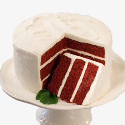 红丝绒蛋糕素材