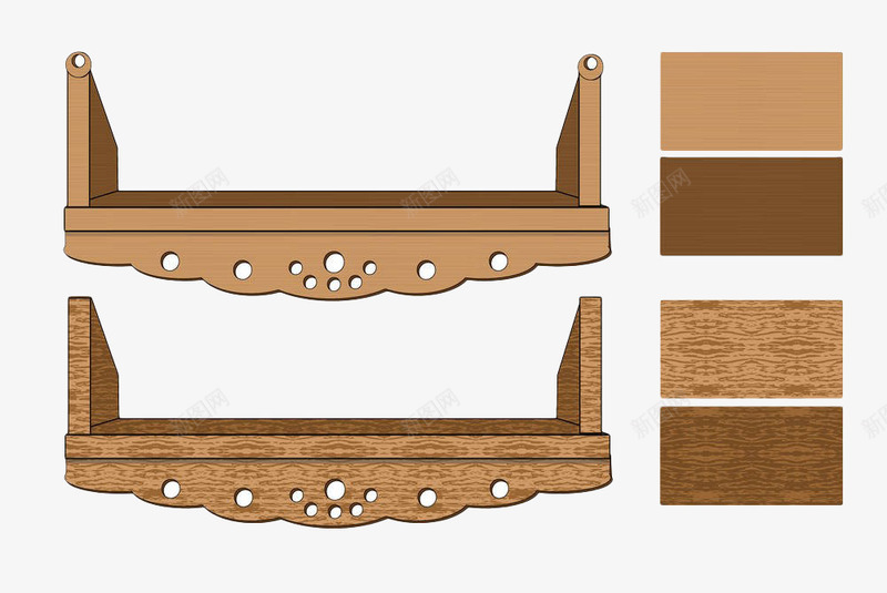 木板复古置物架png免抠素材_88icon https://88icon.com 复古 底托 托板 木板 置物架 货架 陈列架