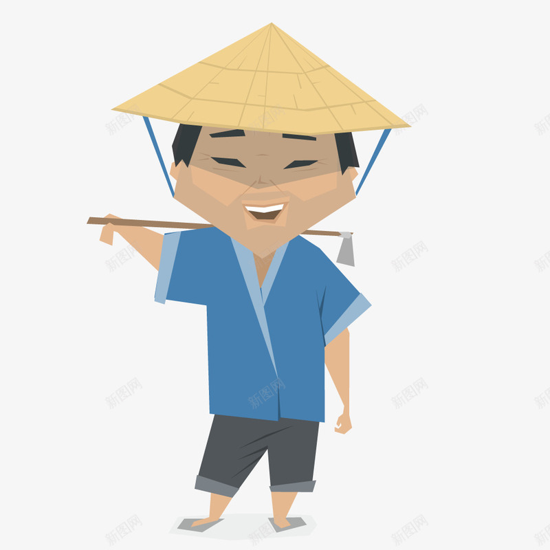 手绘农夫简约画像png免抠素材_88icon https://88icon.com 农夫 手绘 画像 简约