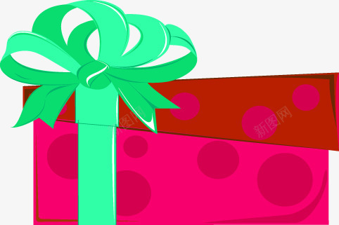 创意扁平风格礼盒包装png免抠素材_88icon https://88icon.com 创意 包装 扁平 礼盒 风格