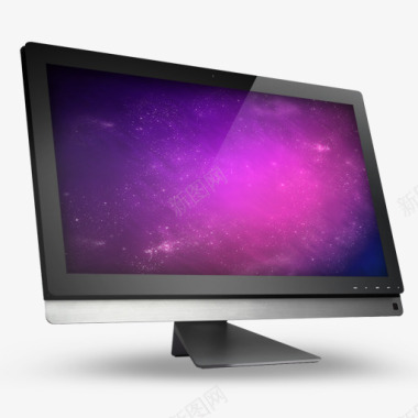 monitor01计算机紫色空间图标图标