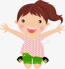 卡通人物小朋友素材