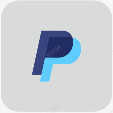 Paypal标志标识PAL支付贝宝社交网络图标图标