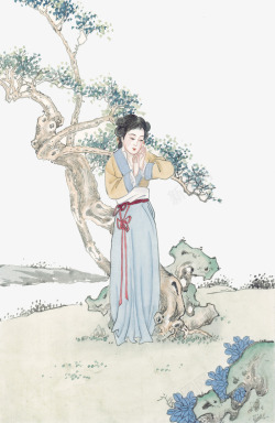 古代美女图素材