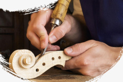 工匠精神解释木雕刻工匠高清图片