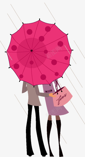 风雨中的情侣png免抠素材_88icon https://88icon.com 情侣 打伞的情侣 风雨中的情侣