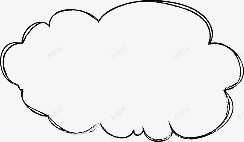 卡通手绘云朵png免抠素材_88icon https://88icon.com 云朵 云朵便签 卡通 手绘 爆炸贴 白云