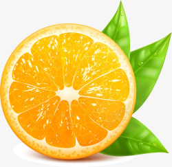 酸甜橙色简约橘子高清图片
