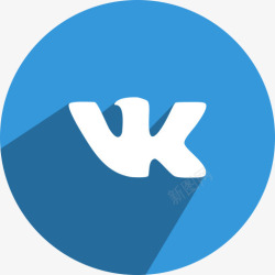 VK自由媒体网络社会VK社交媒体网图标高清图片