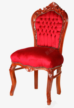红色坐椅素材