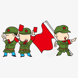 中国军人卡通人物高清图片