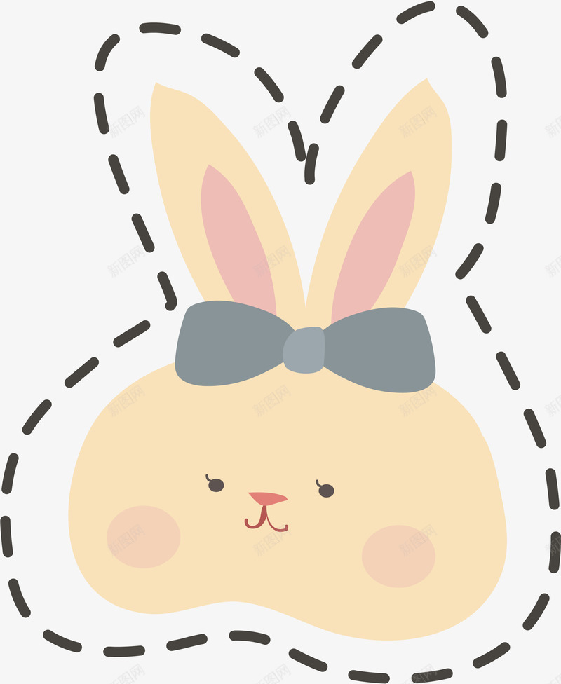 可爱卡通小兔子png免抠素材_88icon https://88icon.com 卡通 可爱 小兔子 小兔子LOGO 矢量图案 萌萌哒 贴纸