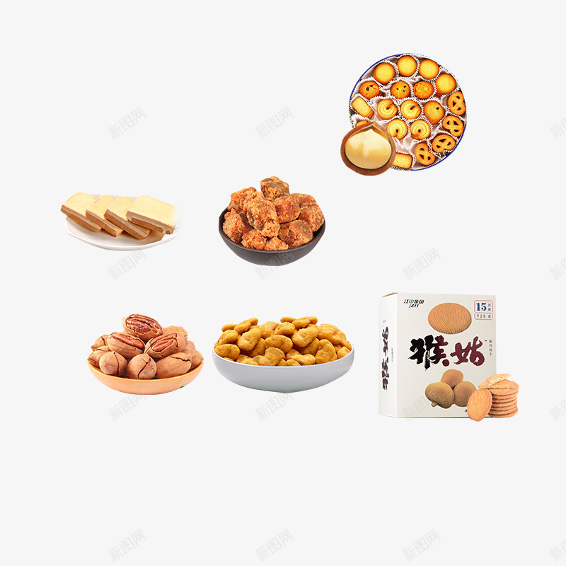 零食大礼包png免抠素材_88icon https://88icon.com 产品实物 大礼包 零食