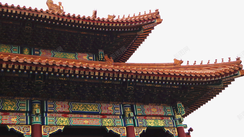 古代古典故宫角楼屋檐元素png免抠素材_88icon https://88icon.com 古代 古典 屋檐 建筑 故宫角楼