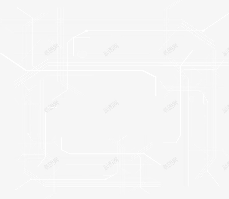 科幻交织线条png免抠素材_88icon https://88icon.com 交织线条 梦幻科技 科幻线条 组合线条 装饰图案 边框纹理