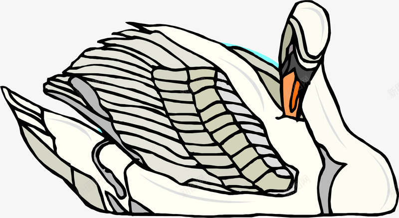 卡通手绘文艺简约动物水粉画天鹅png免抠素材_88icon https://88icon.com 天鹅 广告设计 手绘水粉动物插画 杂志动物插画装饰 海报设计 简约手绘动物