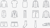 服装分类图标简笔画图标衣服图标裤子图表细线条服装图标图标