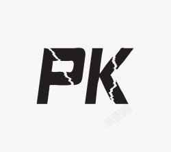 PK字体海报素材