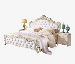 婚床床垫欧式18床双人床公主床高清图片