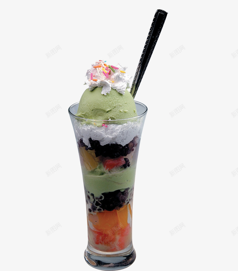 杯子冰淇淋奶油png免抠素材_88icon https://88icon.com 产品实物 冰淇淋 勺子 奶油 杯子冰淇淋 水果 珍珠 透明玻璃杯