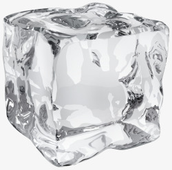 白色透明的冰块效果素材