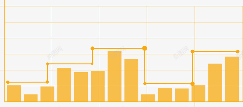 黄色股票曲线图png免抠素材_88icon https://88icon.com 折线 曲线图 矢量股票走势图 线条 股票 股票曲线图 走势图