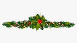 实物圣诞松枝圣诞节使用的草高清图片