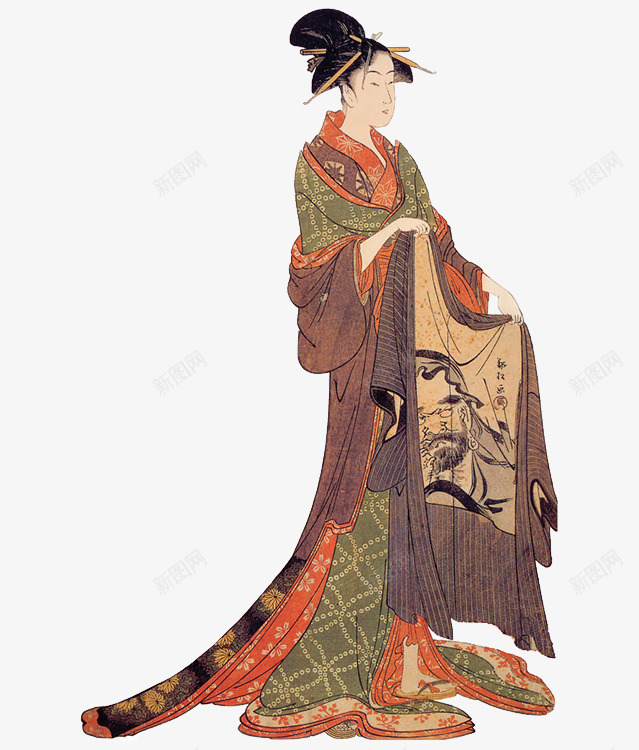 古代日本妇女插画png免抠素材_88icon https://88icon.com 仕女 宫装妇女 插画 日本仕女 日本歌姬 歌姬 歌姬图