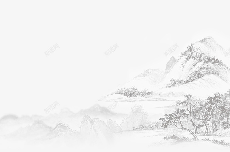 水墨山水画png免抠素材_88icon https://88icon.com 中国风 传统风景画 古典山水画 古典风山水素材 山水画壁纸 山水画素材下载 水墨画