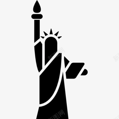 纽约自由女神图标图标