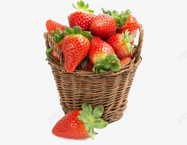 一筐新鲜的草莓png免抠素材_88icon https://88icon.com 凤梨草莓 新鲜草莓 红色草莓 草莓免抠图片