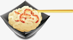 坚果盘素描碗筷饭碗矢量图图标高清图片