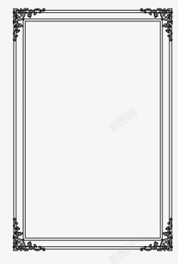 素雅相框边框高清图片