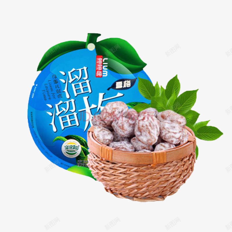 休闲零食溜溜梅蜜饯果脯干话梅png免抠素材_88icon https://88icon.com 干话梅 果脯 溜溜梅 蜜饯 零食 食品