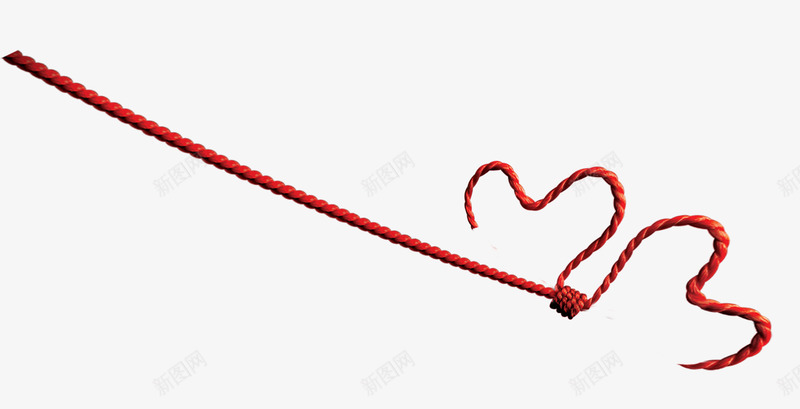 红色绳索png免抠素材_88icon https://88icon.com 红色 红色带子 绑带 绳子 绳索