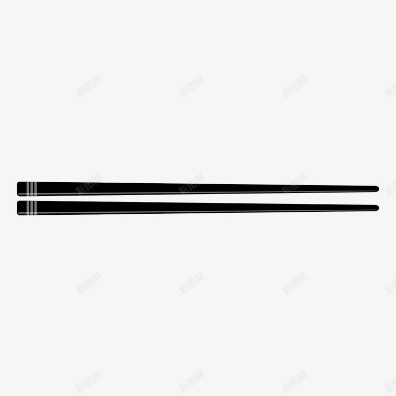 一双黑色的筷子png免抠素材_88icon https://88icon.com 一双 一双筷子 日用 筷子 黑色 黑色筷子