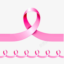 粉粉日记图标乳腺癌粉红丝带图标高清图片