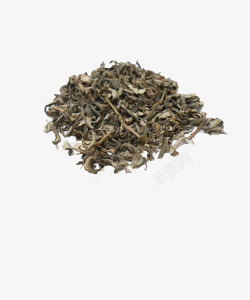 沙棘茶晒干的散装茶叶植物高清图片