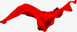 翻飞的绸布翻飞的红绸高清图片
