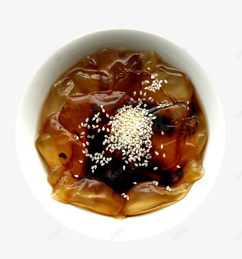 传统美食冰粉png免抠素材_88icon https://88icon.com 传统 冰粉 白芝麻 美食