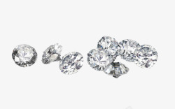 钻石水晶黑白装饰可爱水晶钻石装饰高清图片