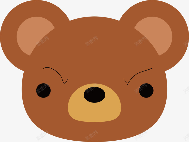 手绘可爱小熊矢量图ai免抠素材_88icon https://88icon.com 创意图 可爱 小熊 彩色 手绘图 时尚 漫画 矢量图