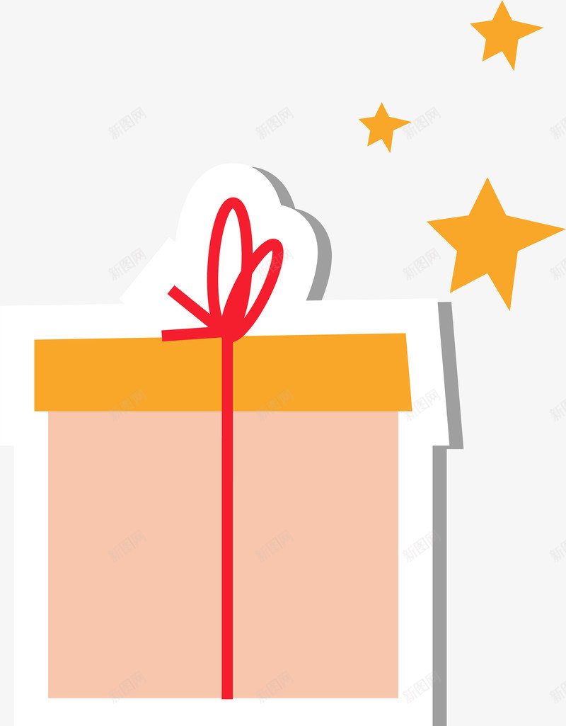 简约扁平化礼物盒贴纸png免抠素材_88icon https://88icon.com 包装 可爱卡通 圣诞节 矢量图案 礼物盒 贴纸